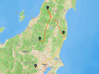 Nikko → ทะเลสาบซะงะมิ