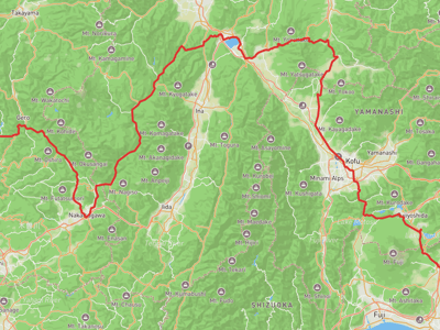 名古屋市西区 → 小田原市