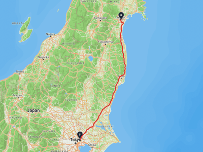 足立区 → 宮城縣廳捨