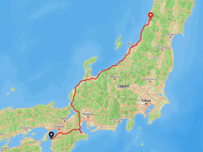 岬町 → 酒田市