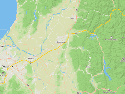 定山溪溫泉 → 富良野市