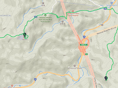 明治之森高尾國定公園 → 高尾山