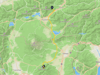 西桂町 → 愛鷹山