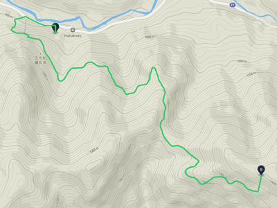 洞川溫泉 → 山上岳